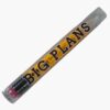 Giant novelty pencil packaged.