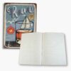 Interior view of the rum-themed journal showing lined pages ideal for writing, sketching, or planning.
