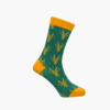 Full: Green and gold Bokke supporter socks by Sock Doctor