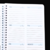 Close-up of daily planner